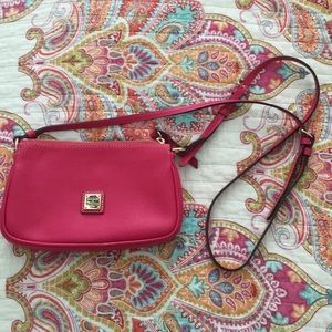 Dooney & Burke fuscia pink crossbody
